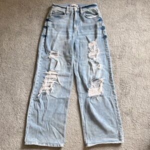 🔥 wide leg flare jeans juniors sz 5